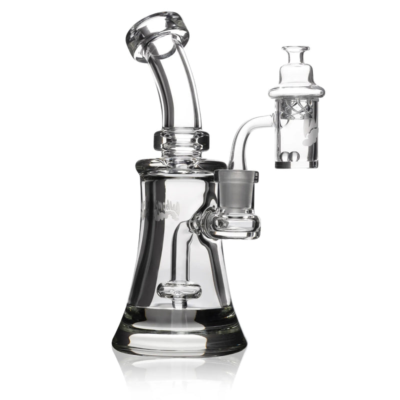 Whomp It 7" Aero Disc Dab Rig - 9MM Thick Glass Dab Rig